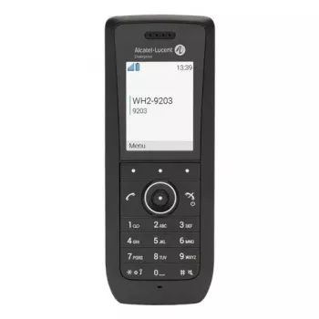 IP-Mobiltelefon ALCATEL 8158s — Schnurloses Mobilteil, 2 Zoll LCD 230×320, Wi-Fi a/b/g/n/ac, Codecs G.711/G.729/OPUS, schwarz