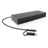 Lenovo ThinkPad Hybrid USB-C mit USB-A-Dock Kabelgebunden USB 3.2 Gen 2 (3.1 Gen 2) Typ-C Schwarz