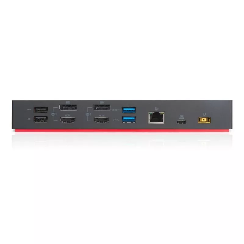 Lenovo ThinkPad Hybrid USB-C mit USB-A Dockingstation Kabelgebunden USB 3.2 Gen 2 (3.1 Gen 2) Typ-C Schwarz