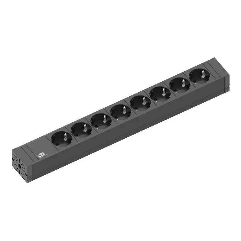 Power Extension Bachmann CONNECT LINE 2 m 8 AC Outlets Indoor Schwarz
