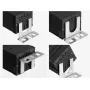Power Extension Bachmann CONNECT LINE 2 m 8 AC Outlets Indoor Schwarz