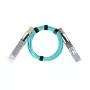 BlueOptics InfiniBand/Lichtwellenleiterkabel 50 m QSFP Aqua-Farbe