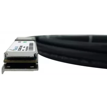 InfiniBand-/Glasfaserkabel BlueOptics 470-ABPY 1 m QSFP28 Schwarz