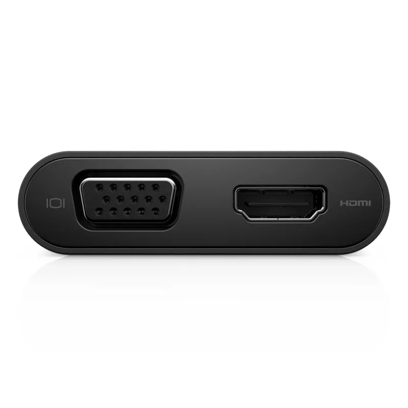 USB-C Hub DELL USB-C - HDMI / VGA / Ethernet / USB 3.0 Schwarz