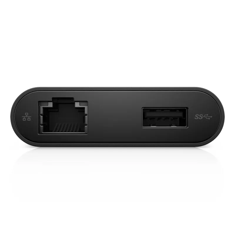 USB-C Hub DELL USB-C - HDMI / VGA / Ethernet / USB 3.0 Schwarz