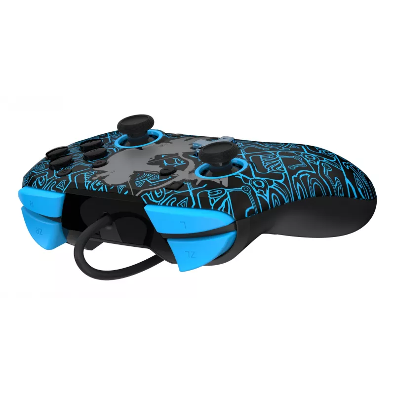 PDP Nintendo Switch Sheikah Shoot REMATCH GLOW Controller, Gamepad, Nintendo Switch, Nintendo Switch Lite, Nintendo Switch OLED, D-pad, Home-Taste, Analog / Digital, Kabelgebunden, USB