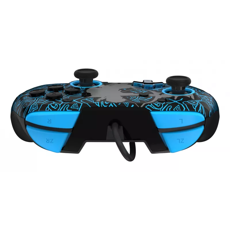 PDP Nintendo Switch Sheikah Shoot REMATCH GLOW Controller, Gamepad, Nintendo Switch, Nintendo Switch Lite, Nintendo Switch OLED, D-pad, Home-Taste, Analog / Digital, Kabelgebunden, USB