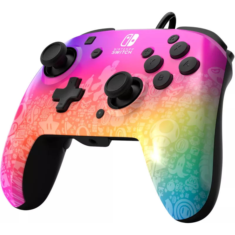 PDP REMATCH Wired Controller: Star Spectrum für Nintendo Switch, Nintendo Switch - OLED-Modell