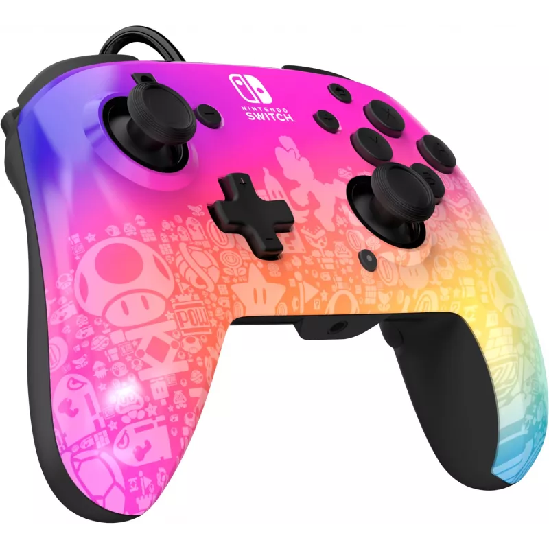 PDP REMATCH Wired Controller: Star Spectrum für Nintendo Switch, Nintendo Switch - OLED-Modell