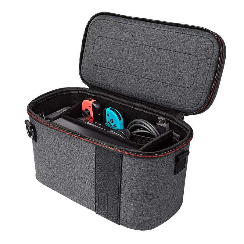 PDP 500-141-EU tragbare Spielkonsole-Tasche Hartschalenetui Nintendo Grau