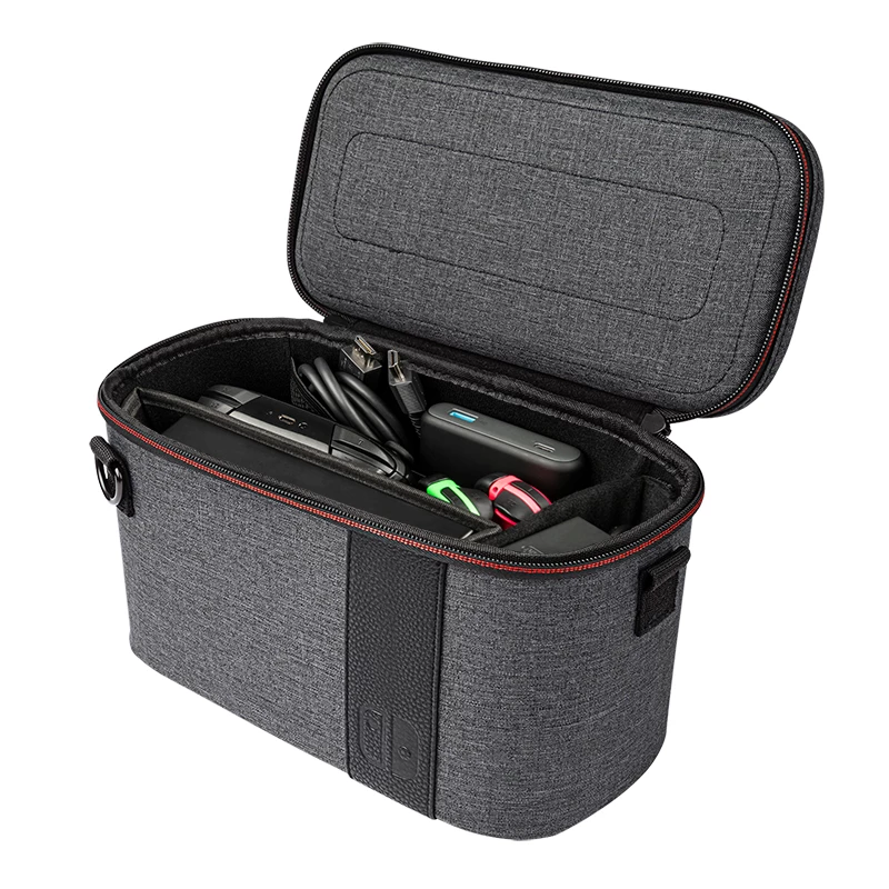 PDP 500-141-EU tragbare Spielkonsole-Tasche Hartschalenetui Nintendo Grau