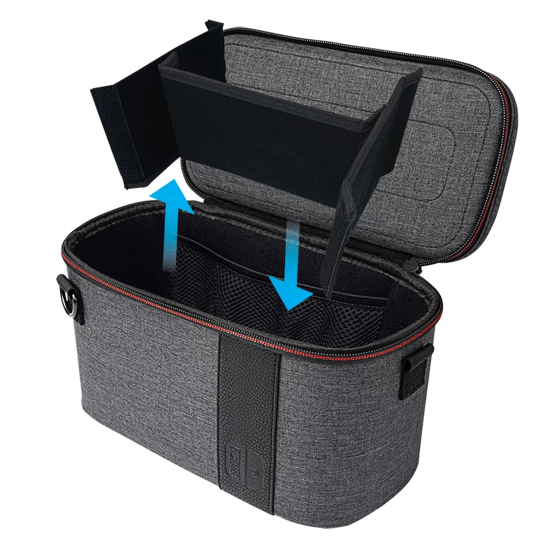 PDP 500-141-EU tragbare Spielkonsole-Tasche Hartschalenetui Nintendo Grau