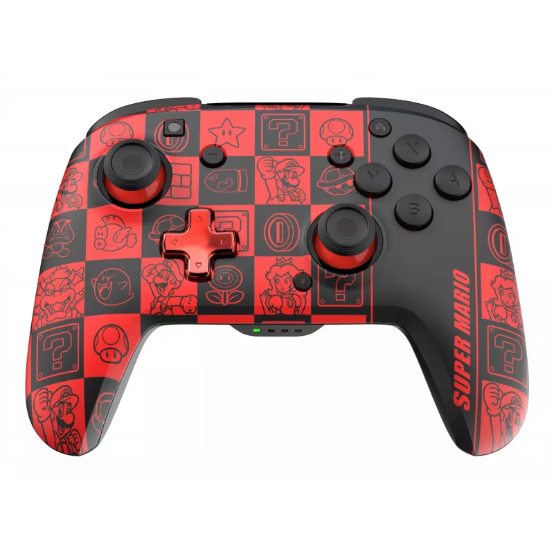 PDP REMATCH GLOW Schwarz, Grün, Rot Gamepad Analog / Digital Nintendo Switch, Nintendo Switch OLED