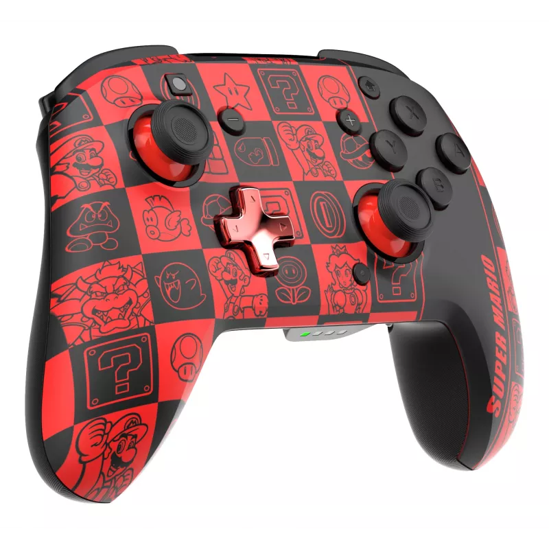 PDP REMATCH GLOW Schwarz, Grün, Rot Gamepad Analog / Digital Nintendo Switch, Nintendo Switch OLED