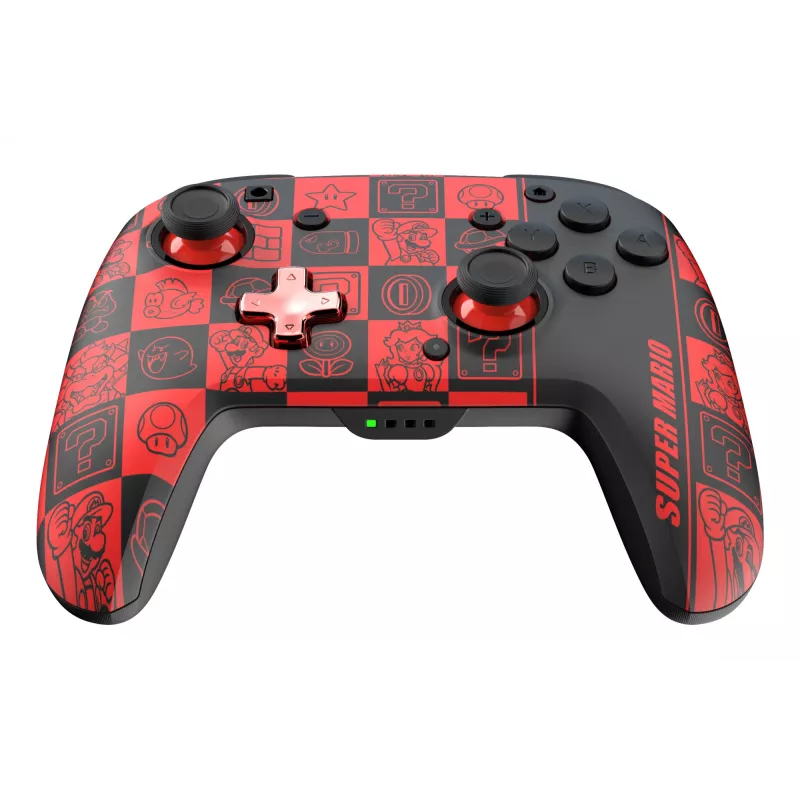 PDP REMATCH GLOW Schwarz, Grün, Rot Gamepad Analog / Digital Nintendo Switch, Nintendo Switch OLED
