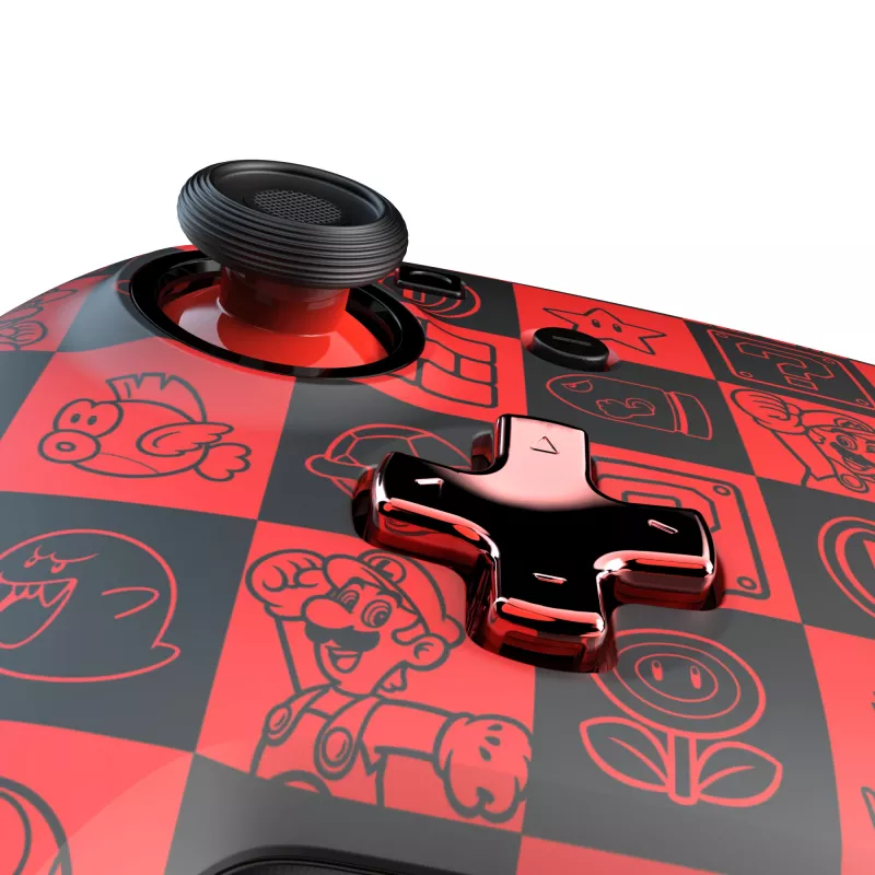 PDP REMATCH GLOW Schwarz, Grün, Rot Gamepad Analog / Digital Nintendo Switch, Nintendo Switch OLED