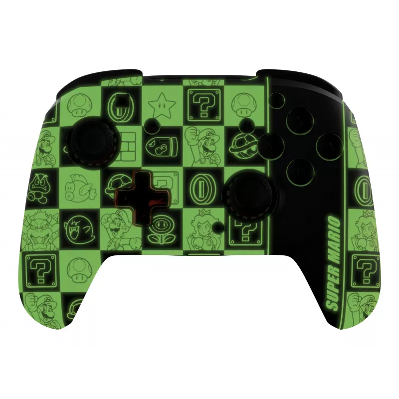 PDP REMATCH GLOW Schwarz, Grün, Rot Gamepad Analog / Digital Nintendo Switch, Nintendo Switch OLED