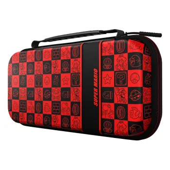 PDP Travel Case Plus GLOW: Super Icon, für Nintendo Switch, Nintendo Switch Lite, Nintendo Switch – OLED-Modell