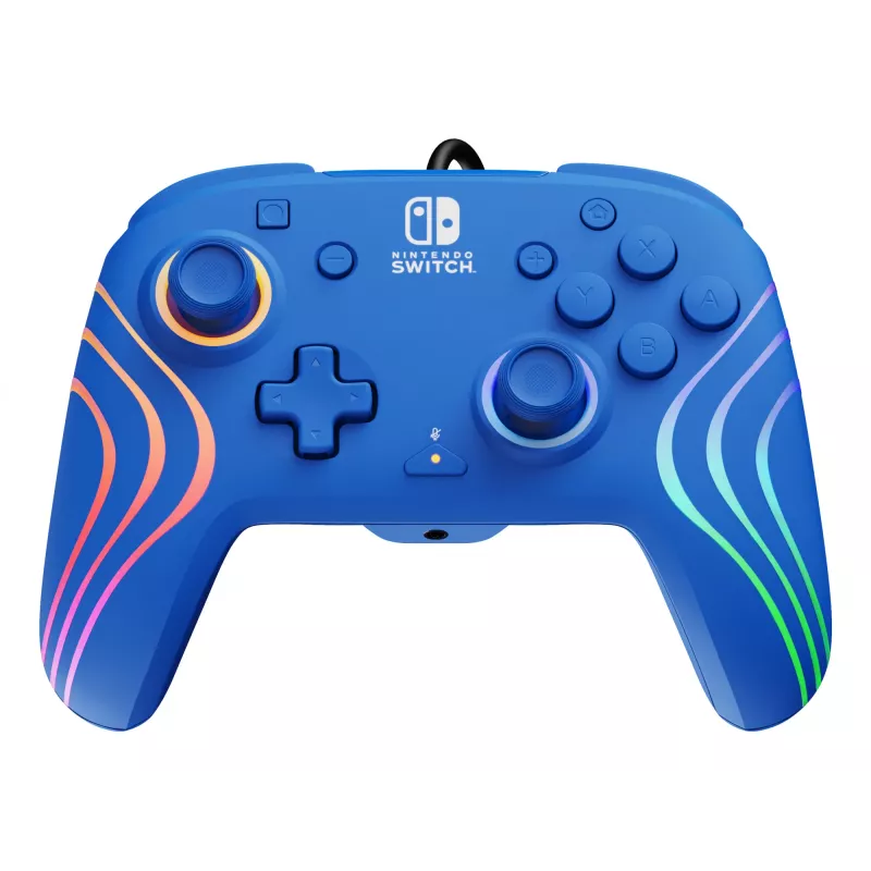 PDP Afterglow Wave Blau USB Gamepad Analog/Digital Nintendo Switch, Nintendo Switch OLED
