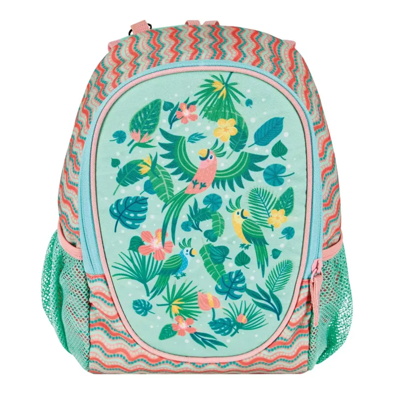 Schulrucksack Herlitz Rookie Sweet Jungle Grün Pfirsich Polyester