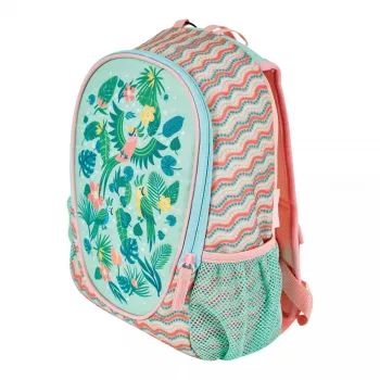 Schulrucksack Herlitz Rookie Sweet Jungle Grün Pfirsich Polyester