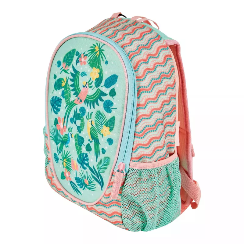 Schulrucksack Herlitz Rookie Sweet Jungle Grün Pfirsich Polyester