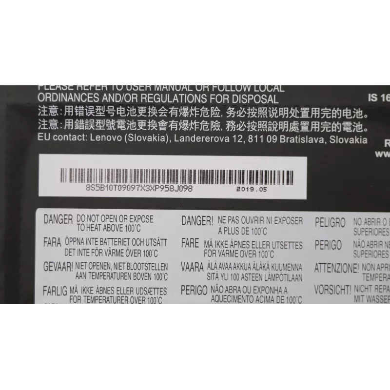Batterie Lenovo 52,5 Wh Li-Polymer 5B10T09097 für kompatible Laptops
