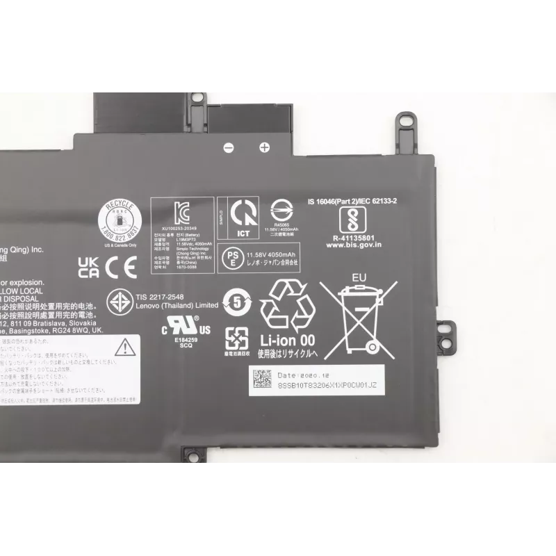 Interner Akku Lenovo 5B10W13963 48,2 Wh Li-Ion für kompatible Lenovo Laptops
