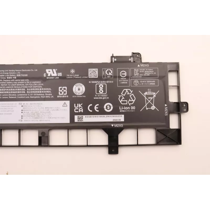 Interner Laptop-Akku Lenovo 5B10W51868 4-Zellen 52,5 Wh für kompatible Lenovo-Notebooks