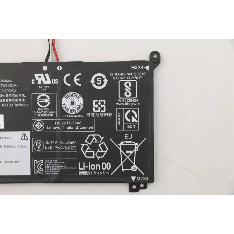 Batterie Lenovo FRU TP1415 CP/A L19C4PDB 15,44V 60Wh 4-Zellen Laptop-Akku