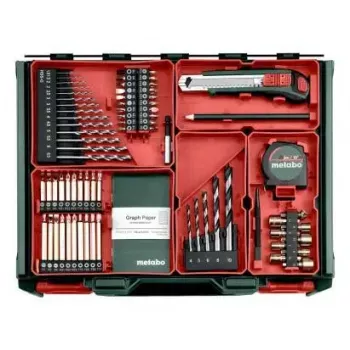 Pistolengriff-Akkubohrer Metabo BS 18, Schnellspannbohrfutter, 1,3 kg, 1600 U/min, 10 mm Bohrfutter, 2 Ah Li-Ion (2 Akkus)