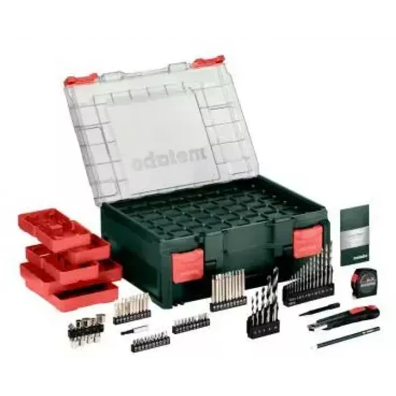 Pistolengriff-Akkubohrer Metabo BS 18, Schnellspannbohrfutter, 1,3 kg, 1600 U/min, 10 mm Bohrfutter, 2 Ah Li-Ion (2 Akkus)