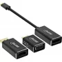 InLine USB Display Converter Set 6-in-1, 4K/60Hz schwarz