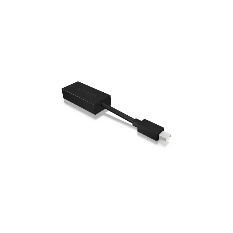 ICY BOX IB-AC504 VGA (D-Sub) Mini DisplayPort Schwarz