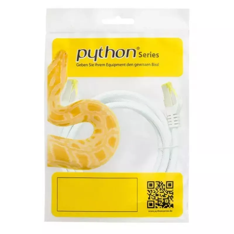 Netzwerkkabel Python 8070PY-075W RJ-45 Cat7 7,5 m Weiß