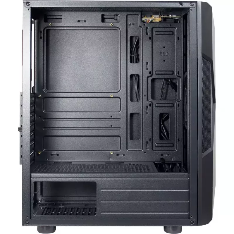 PC-Gehäuse Inter-Tech IT-3306 CAVY Tower Schwarz