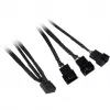 Lüfter Inter-Tech RS-04 RGB Computergehäuse-Lüfter 12 cm Schwarz