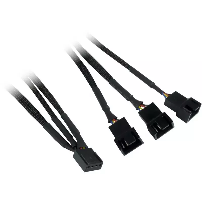 Lüfter Inter-Tech RS-04 RGB Computergehäuse-Lüfter 12 cm Schwarz