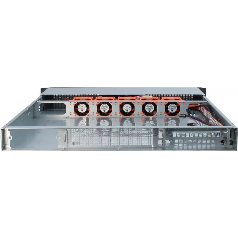 Server Gehäuse Inter-Tech 1U-10265 Rack Schwarz