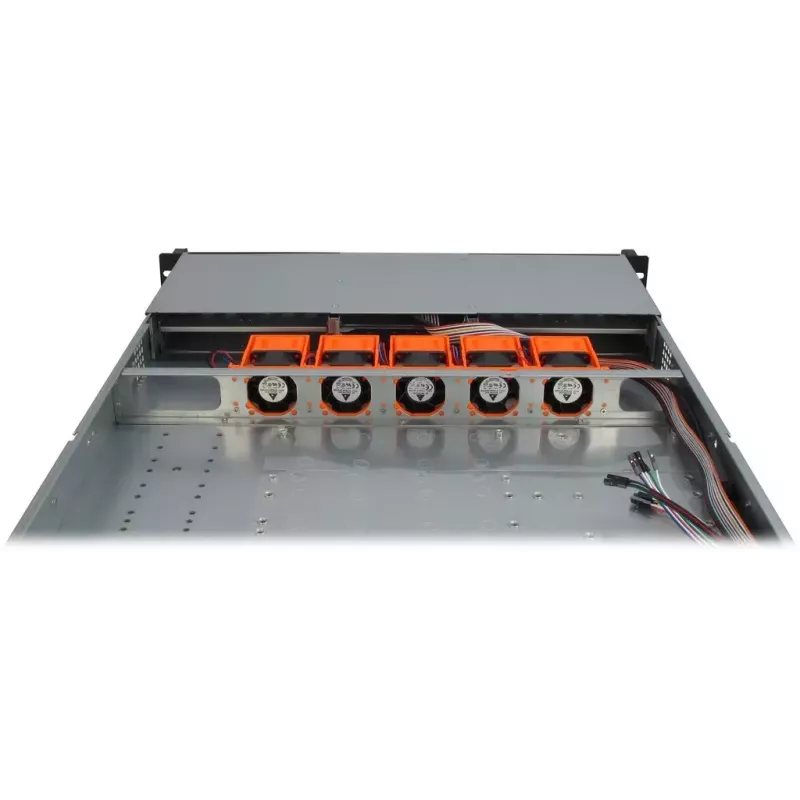 Server Gehäuse Inter-Tech 1U-10265 Rack Schwarz