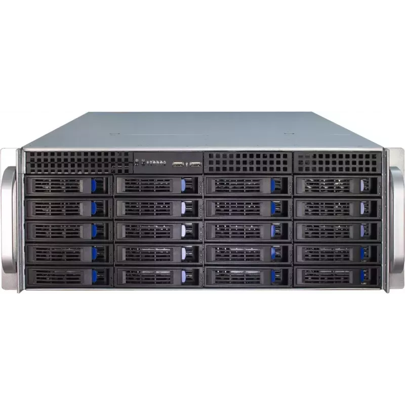 Servergehäuse Inter-Tech IPC 4U-4420 Rack Blau