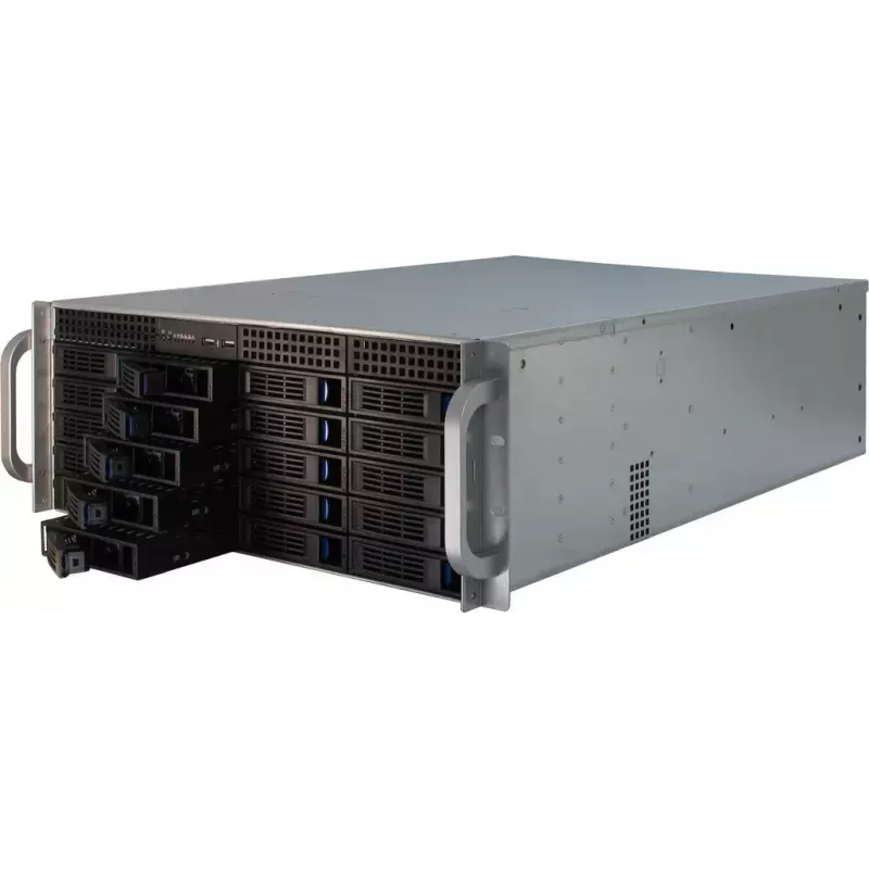 Servergehäuse Inter-Tech IPC 4U-4420 Rack Blau