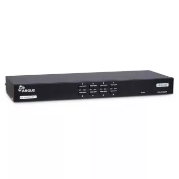 KVM-Switch Inter-Tech AS-9108HA Rackeinbau Schwarz