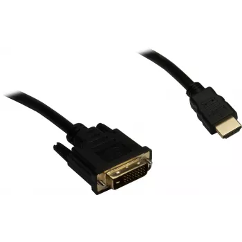 Schnittstellenadapter INTER-TECH KT-150D — RJ-45 (Buchse) auf DVI‑D, kabelgebunden, max. 1980×1080, inkl. USB-A-auf-B-Kabel, Metall, schwarz