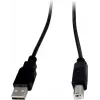 Schnittstellenadapter INTER-TECH KT-150D — RJ-45 (Buchse) auf DVI‑D, kabelgebunden, max. 1980×1080, inkl. USB-A-auf-B-Kabel, Metall, schwarz