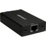Schnittstellenadapter INTER-TECH KT-150D — RJ-45 (Buchse) auf DVI‑D, kabelgebunden, max. 1980×1080, inkl. USB-A-auf-B-Kabel, Metall, schwarz