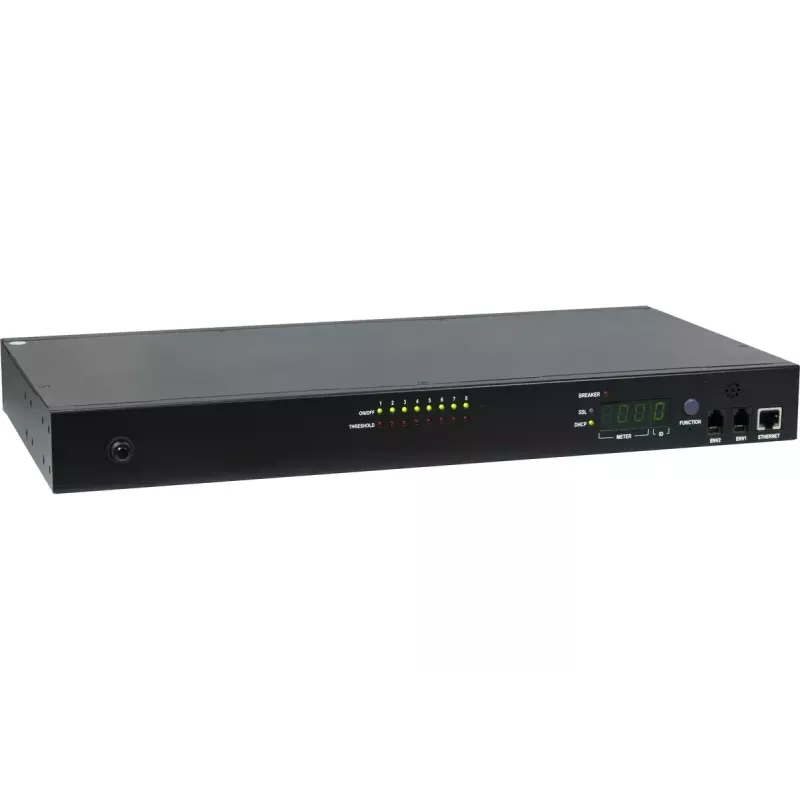 PDU Inter-Tech SD-1688 8 AC-Steckdosen Stahl Schwarz