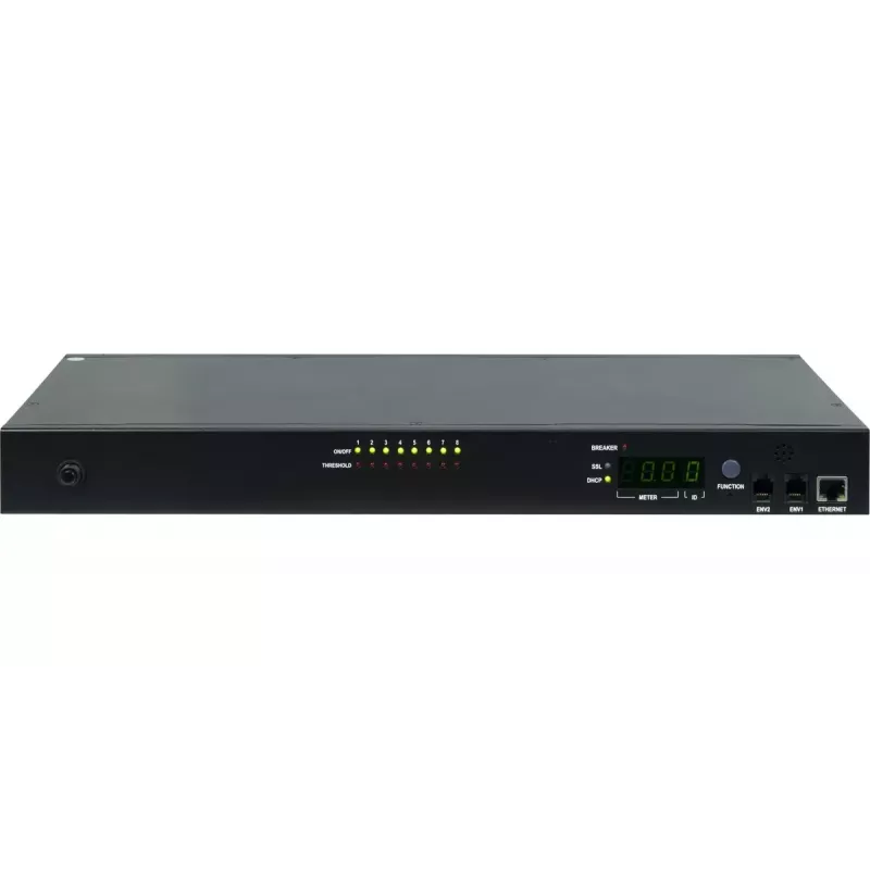 PDU Inter-Tech SD-1688 8 AC-Steckdosen Stahl Schwarz