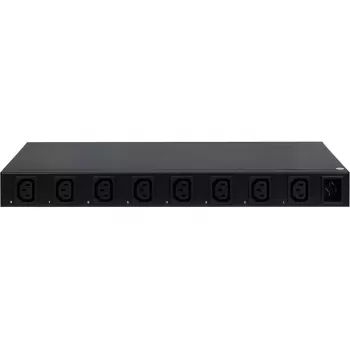 PDU Inter-Tech SD-1688 8 AC-Steckdosen Stahl Schwarz