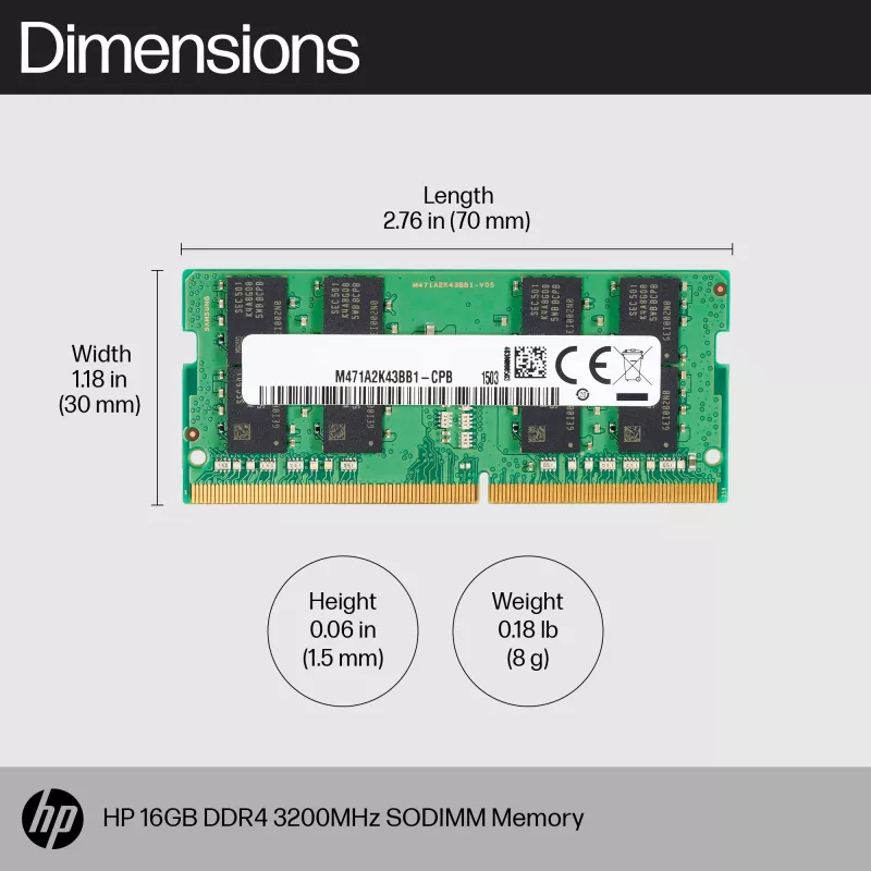 Memory Modul HP 16GB DDR4 3200 SODIMM